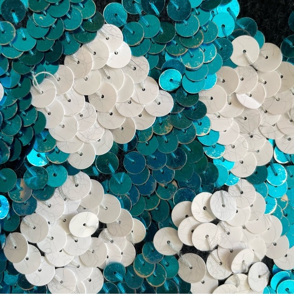 Vintage 1980s card game Angora blend sweater size medium - Picture 5 of 15